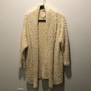 Free people cream cardigan